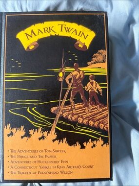 Mark Twain Classic Collection Hardcover — Black and Tan